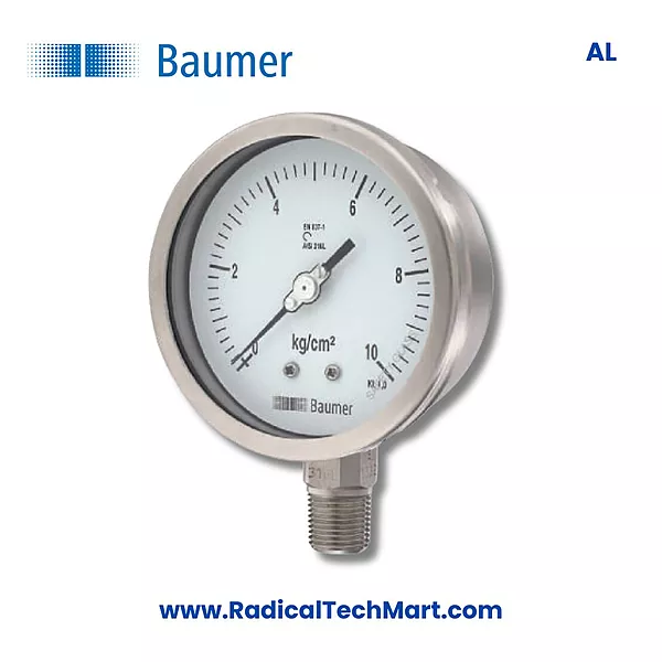Baumer AL Heavy Duty SS Pressure Gauge - DN 100/125/150/200/250 mm