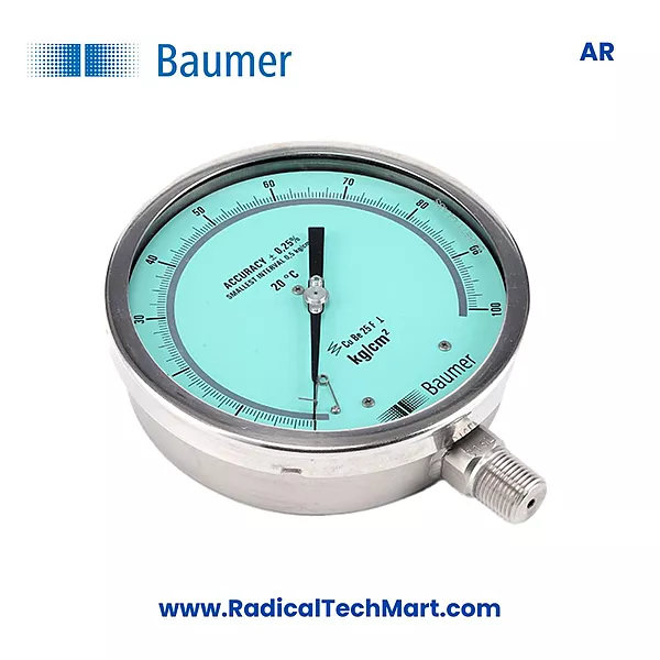 Baumer AR Precision Test Pressure Gauge - DN 150/200/250 mm
