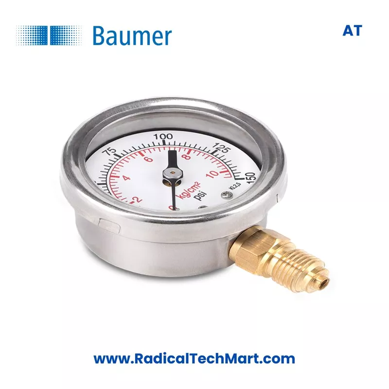 Baumer AT General Purpose Pressure Gauge - DN 50/63/100 mm