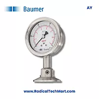 Baumer AY Diaphragm Pressure Gauge with Clamp Connection - DN 50/63 mm