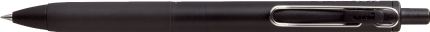 Uniball One 0.38mm Black (Black Axis)