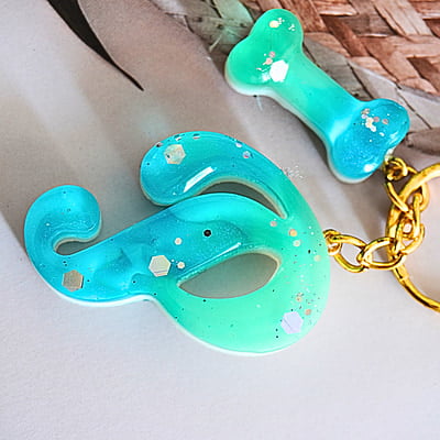 'P' ASTER INSPIRED KEYCHAIN(LKI00008) 'P' ASTER INSPIRED KEYCHAIN(LKI00008)