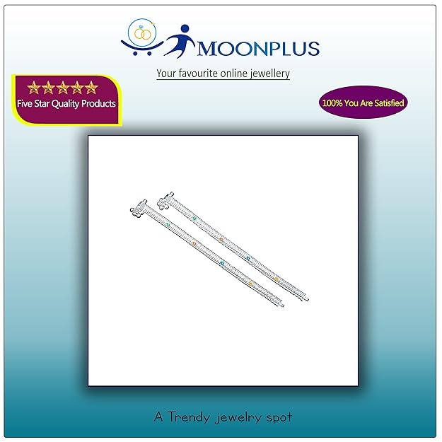 Silver Screw type Anklets