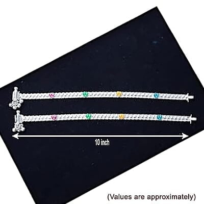 Silver Screw type Anklets Silver Screw type Anklets
