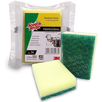 Finex Scotch Brite 2-in-1 Scrub Sponge