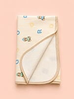 Muslin Dry Sheet Bed Protector – (70 × 90cm) - Alphabet & Hugs Muslin Dry Sheet Bed Protector – (70 × 90cm) - Alphabet & Hugs