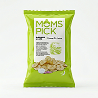 MOMS BANANA CHIPS CREAM AND ONION 22GM