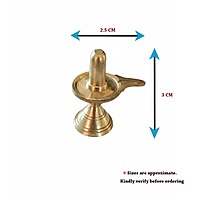 Brass Lord Shiva Ling Statue for Puja & Home Decor