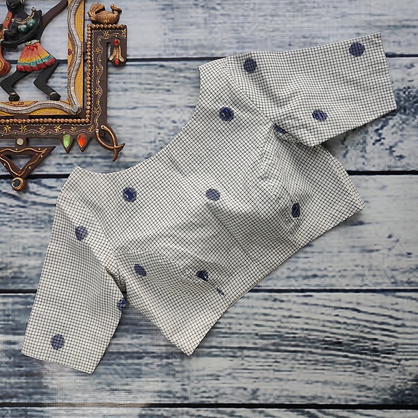 Pincheck Rule Readymade Blouse