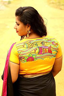 Fishes Readymade Blouse