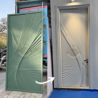 50mm HDHMR Wave Design Door – Gloss PU Finish with Frame (8x3 ft)