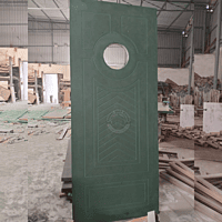 48mm HDHMR Designer Door with Centre Glass & Deco Paint Finish – Premium Main door 48mm HDHMR Designer Door with Centre Glass & Deco Paint Finish – Premium Main door