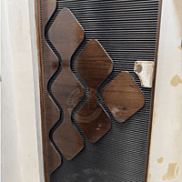 54mm HDHMR Veneer Designer Door with PU Gloss & WPC Frame (6x2.5)