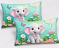Elephant 7D Digital Print Bedsheet Soft, Stylish & Premium Quality Bed Sheet for Modern Bedroom