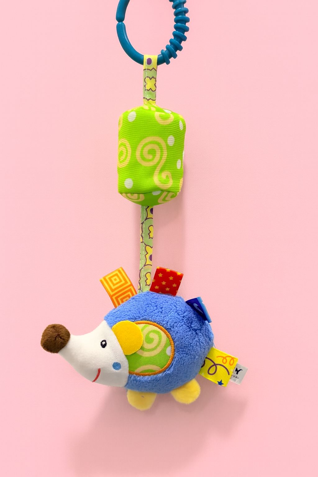 Happy Hedgehog Multi-Sensory Hanging Toy & Rattle