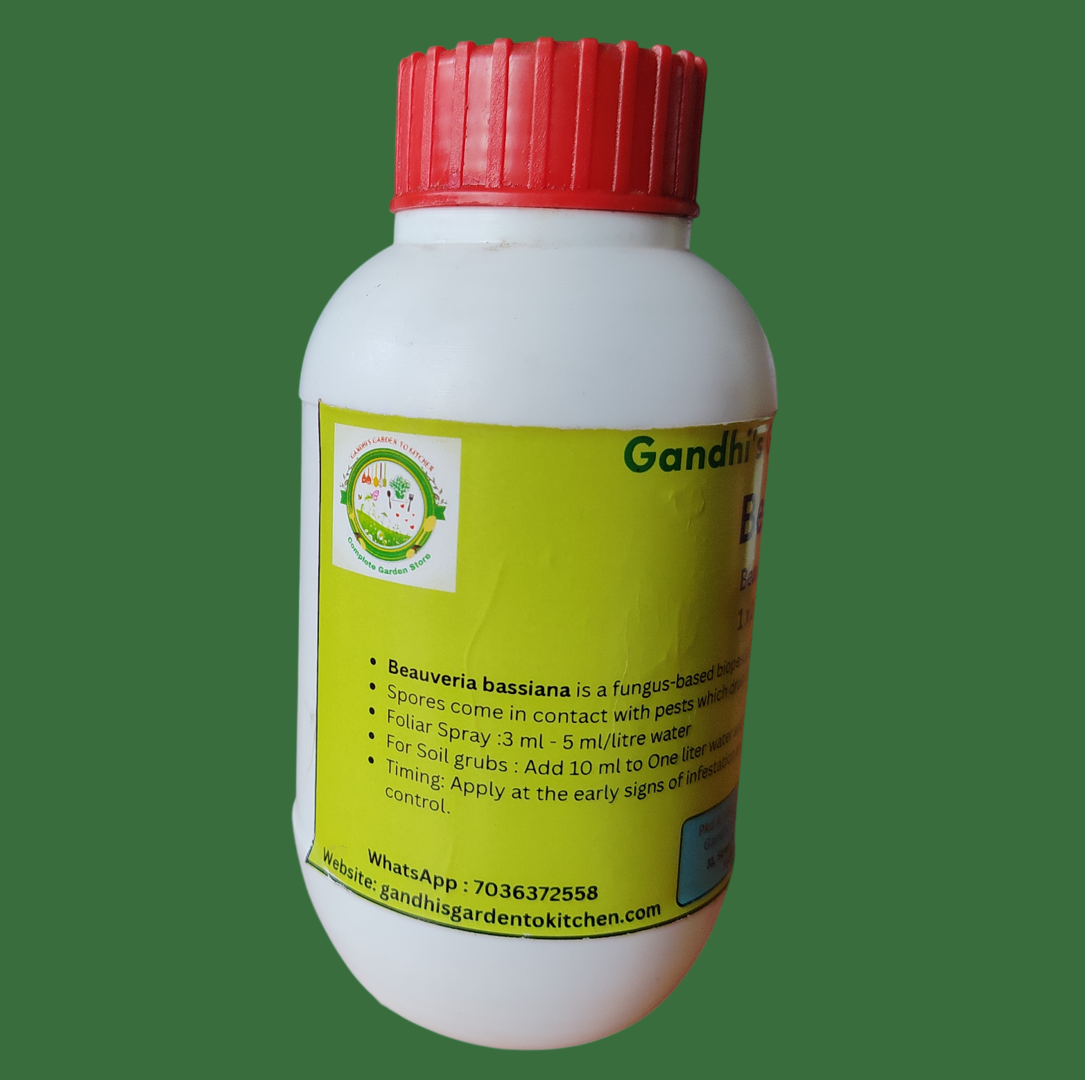 Beausect - Beauveria Bassiana Liquid (1 * 10^8 CFU/ml) - Effective Against Leaf Eating Insects