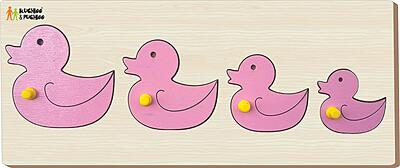 Duck Seriation Board - Wooden Learning Puzzle Duck Seriation Board - Wooden Learning Puzzle