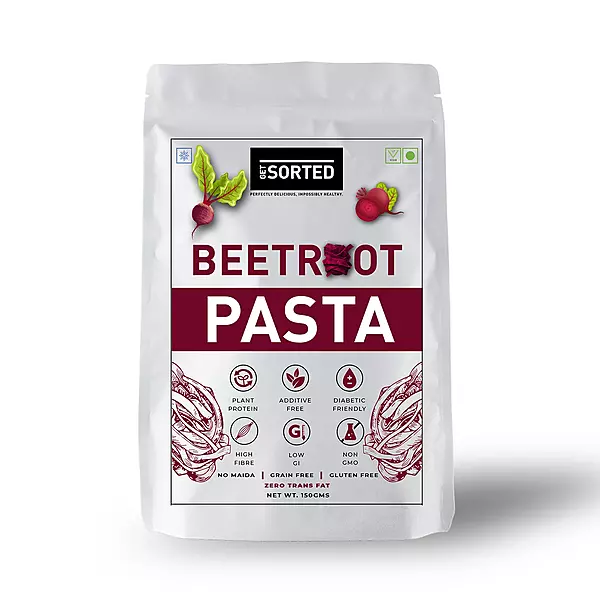 Fresh Beetroot Pasta Pre-Cooked Fettuccine - Sorted