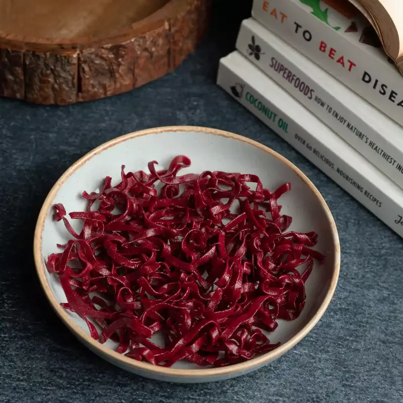 Fresh Beetroot Pasta Pre-Cooked Fettuccine - Sorted