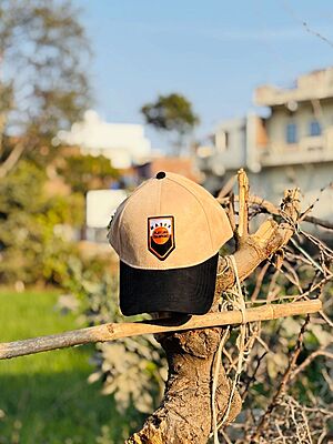 Mens Sports Cap yellow-navy