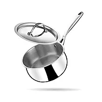 Stahl Artisan Triply Stainless steel Belly Sauce Pan