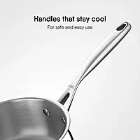 Stahl Artisan Triply Stainless steel Belly Sauce Pan