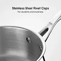 Stahl Artisan Triply Stainless steel Belly Sauce Pan