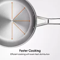 Stahl Artisan Triply Stainless steel Belly Sauce Pan
