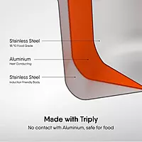 Stahl Artisan Triply Stainless steel Belly Sauce Pan
