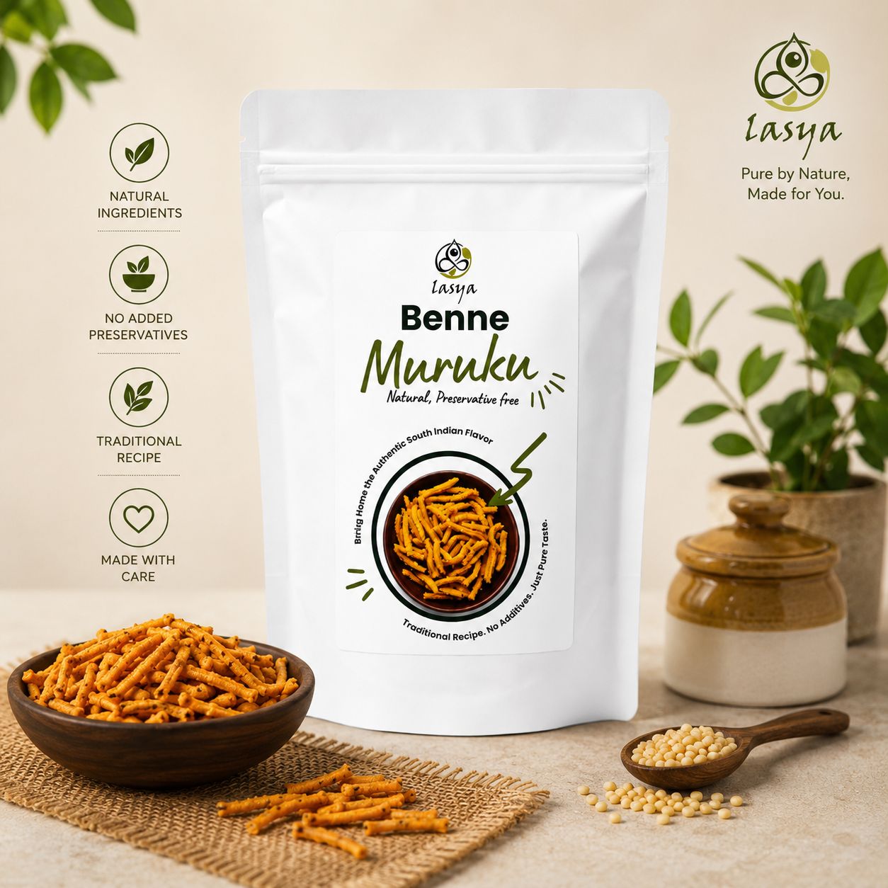Benne Muruku – Crispy Traditional South Indian Snack