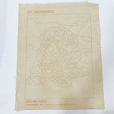 Long Stitch Sampler sheet- St.Bernard Long Stitch Sampler sheet- St.Bernard