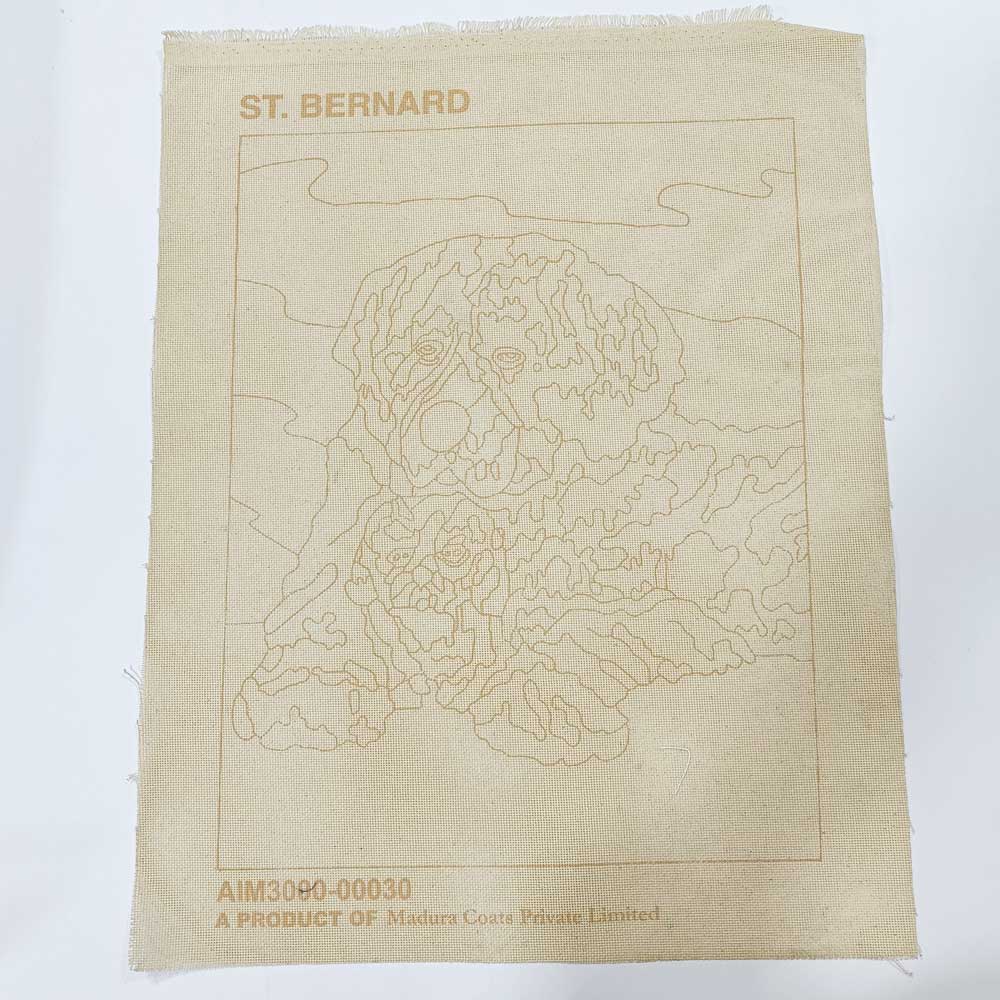 Long Stitch Sampler sheet- St.Bernard Long Stitch Sampler sheet- St.Bernard
