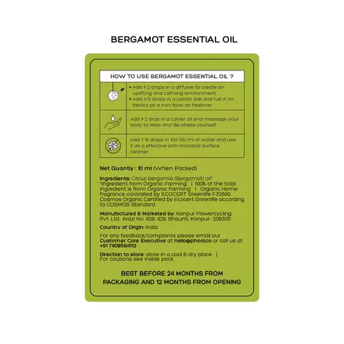 Phool BERGAMOT Essential Oil (10ml)