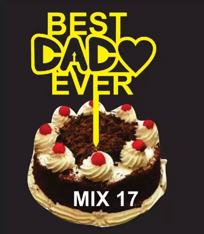 Best Dad Ever Acrylic Topper | Unique Cake & Dessert Topper | Buy Online