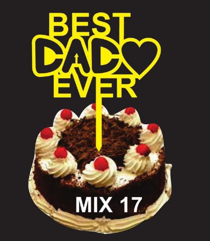 Best Dad Ever Acrylic Topper | Unique Cake & Dessert Topper | Buy Online