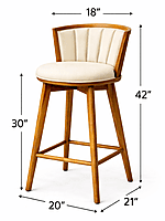 Pinery Round Back Counter Chair