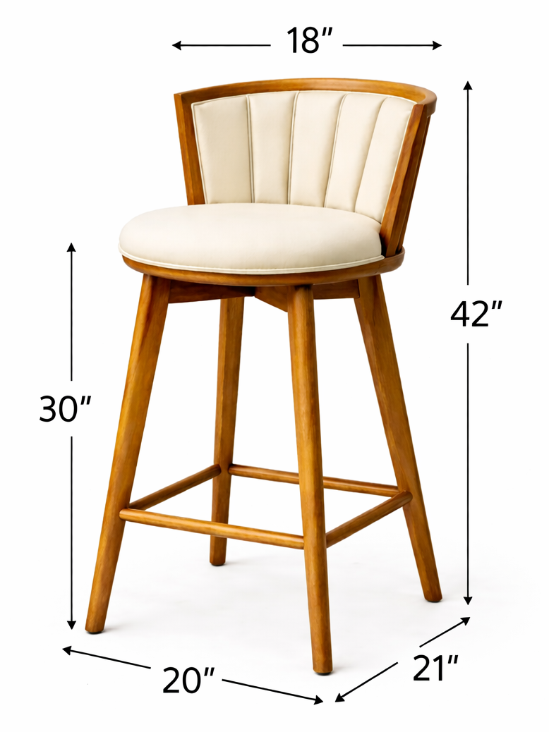 Pinery Round Back Counter Chair