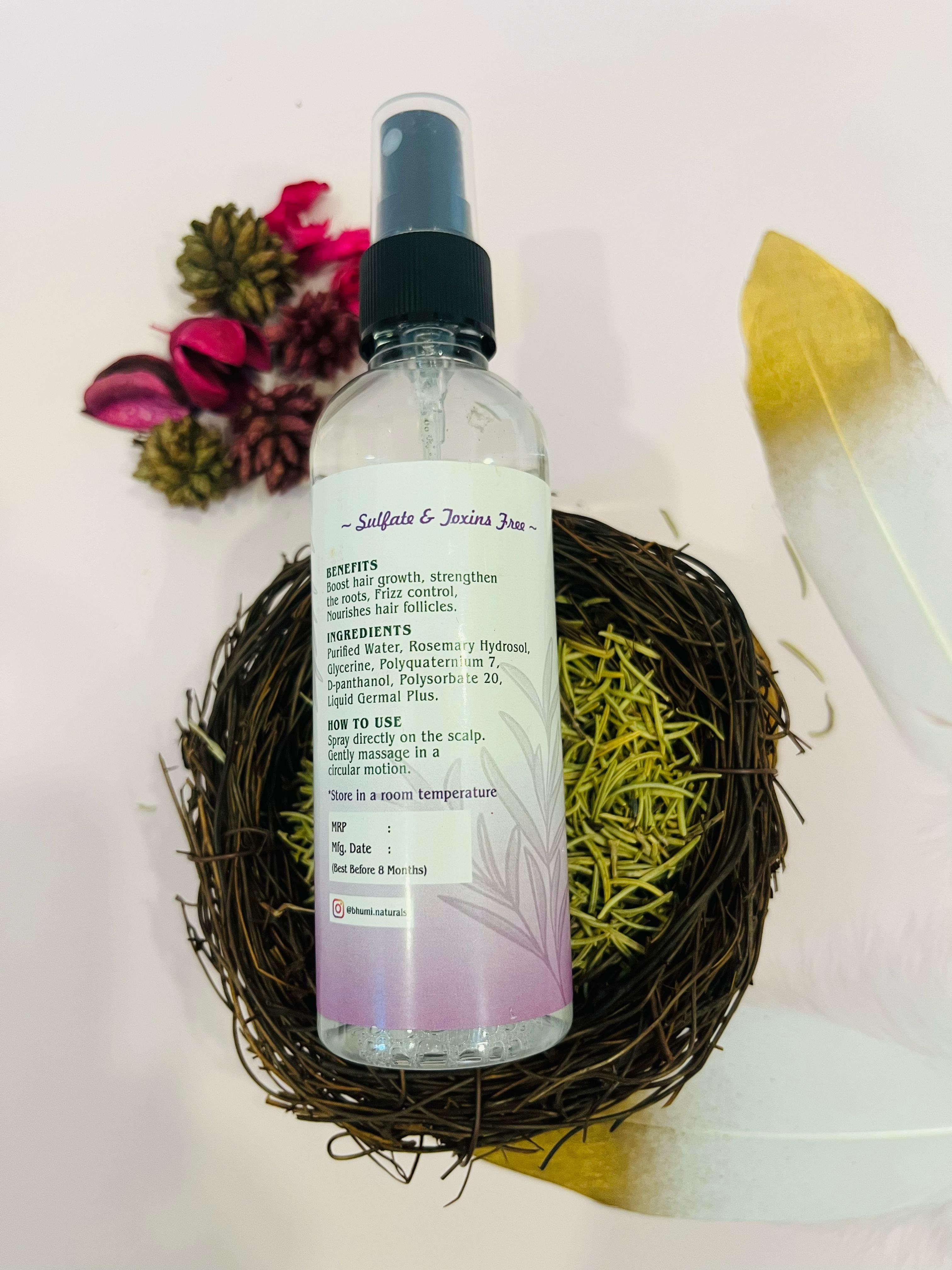 Rosemary Water Hairspray - 100ml