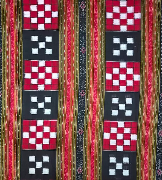 BICHITRAPURI FABRIC-RED-BLACK