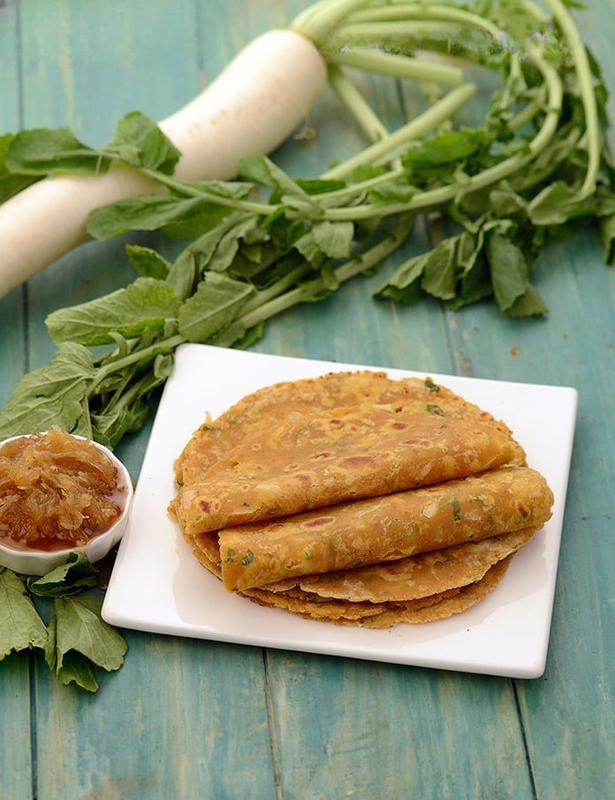 Frozen Mooli Thepala 12Pcs