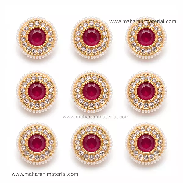 Kundan Moti Round | Size Big