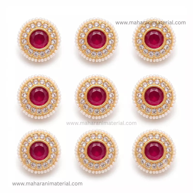 Kundan Moti Round | Size Big