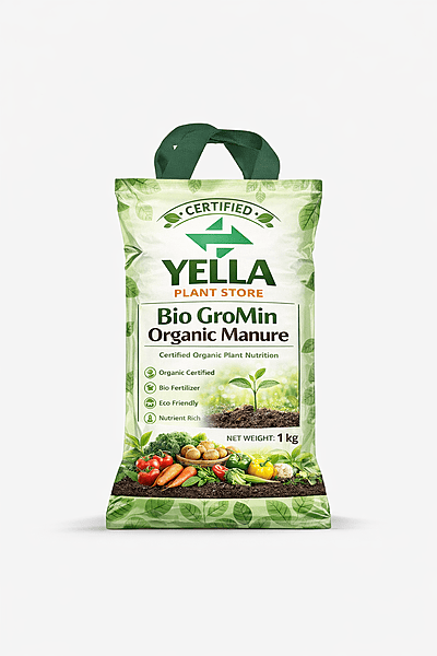 Bio Growmin Organic Manure | 1 kg Organic Plant Fertilizer