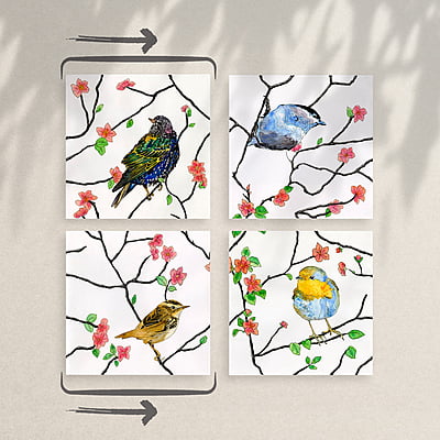 Winged Confidence-Art No. 191/2023(Set) Winged Confidence-Art No. 191/2023(Set)