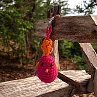 Crochet Bird Key Chain Crochet Bird Key Chain