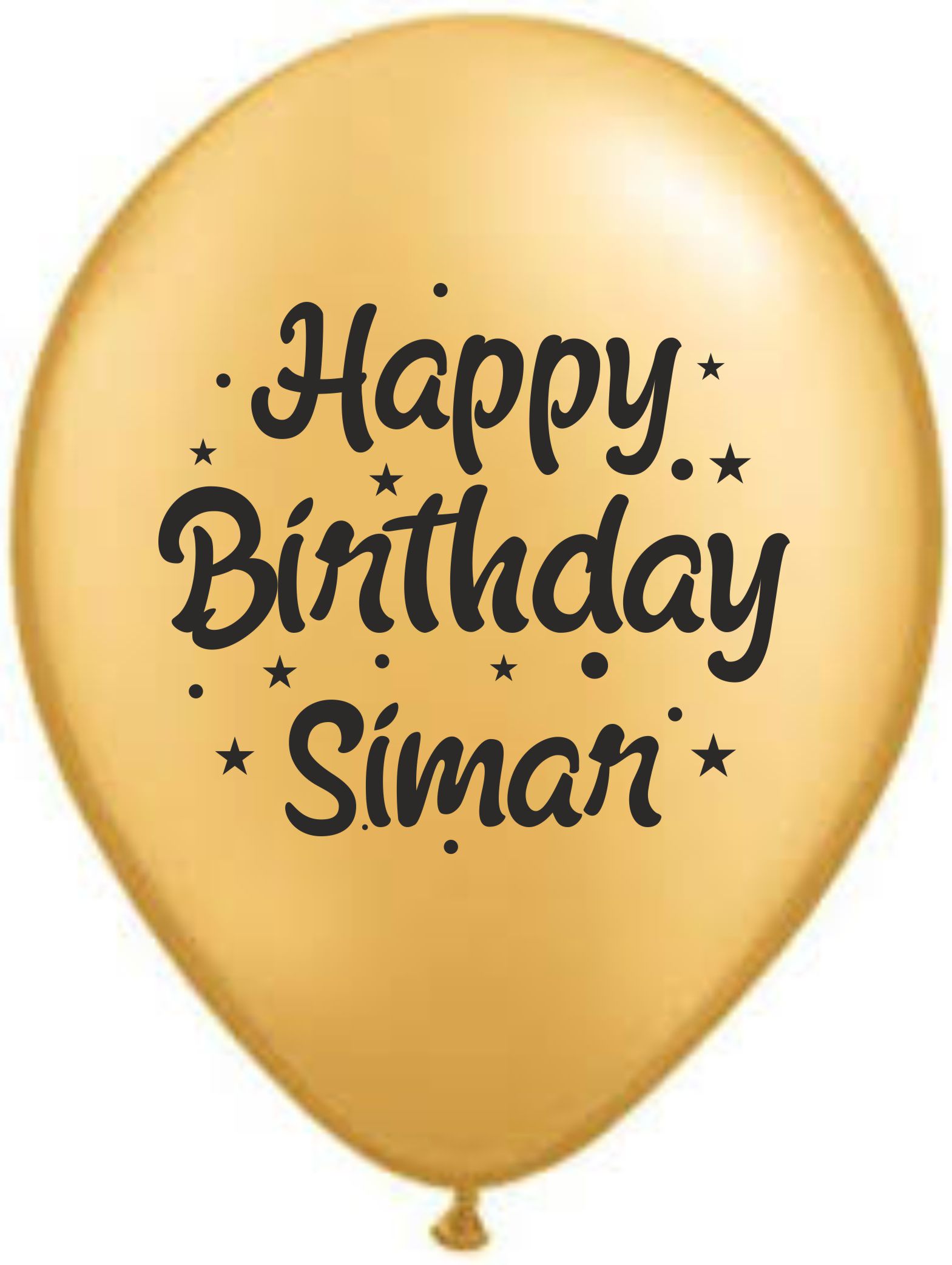 The Magic Balloons store - Personalized Name Printed Birthday Party Balloons with Birthday Boy/Girl Name( pack of 100)-Multicolored