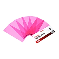 Pack of 8 Pink 210x80mm Dyslexia Overlay Reading Strips â€“ PET Material, Rounded Corners