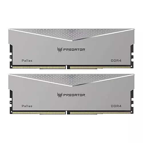 Acer Predator Pallas Silver 32GB (16GBx2) DDR4 3200MHz CL16 Desktop RAM – UDIMM
