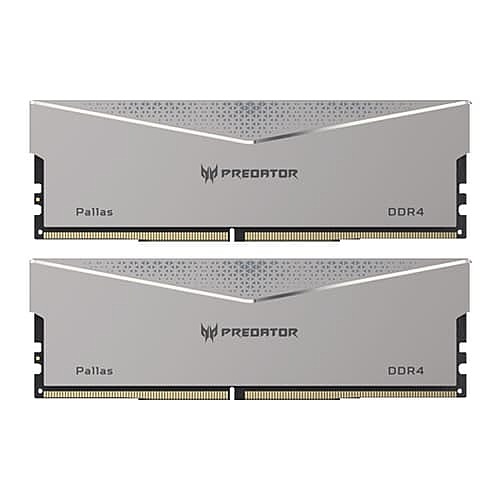 Acer Predator Pallas Silver 32GB (16GBx2) DDR4 3200MHz CL16 Desktop RAM – UDIMM