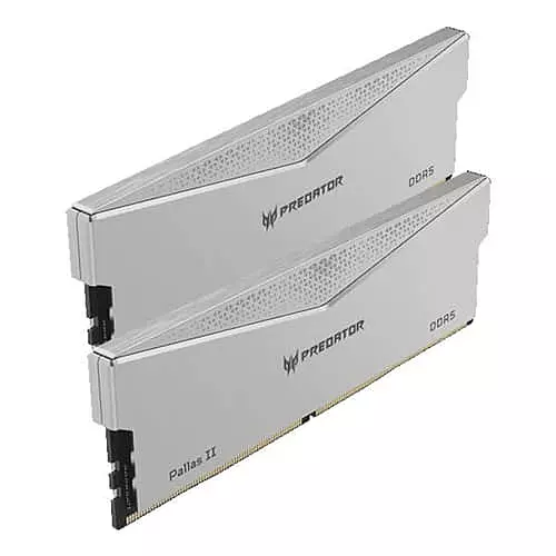 Acer Predator Pallas II Silver 64GB DDR5 RAM – 6000MHz | CL30 | 32GBx2